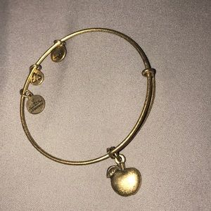 Alex and Ani Gold Teacher Bangle.